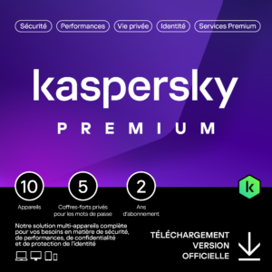 Kaspersky Premium – 10 appareils – 2 ans