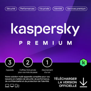 Kaspersky Premium – 3 appareils – 1 an